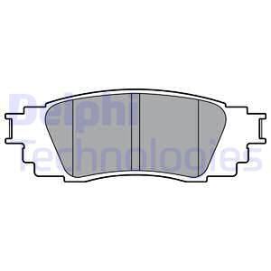 Delphi Lp3379 Fren Balatası Arka Toyota: Ch-R 1.2 1.2 4Wd 1.8 Hyb