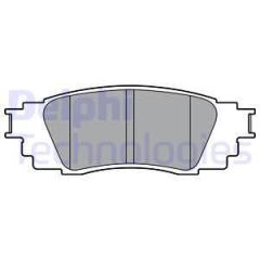 Delphi Lp3379 Fren Balatası Arka Toyota: Ch-R 1.2 1.2 4Wd 1.8 Hyb