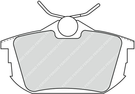 Ferodo Fdb1095 Fren Balatası Arka Carısma 96-06 Colt 04-12 Space