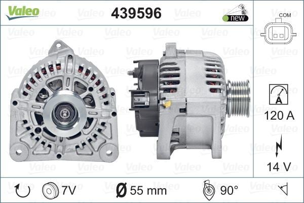 Valeo 439596 Alternatör Clıo Iıı Modus 1.2 16V 1.5 Dcı 110A