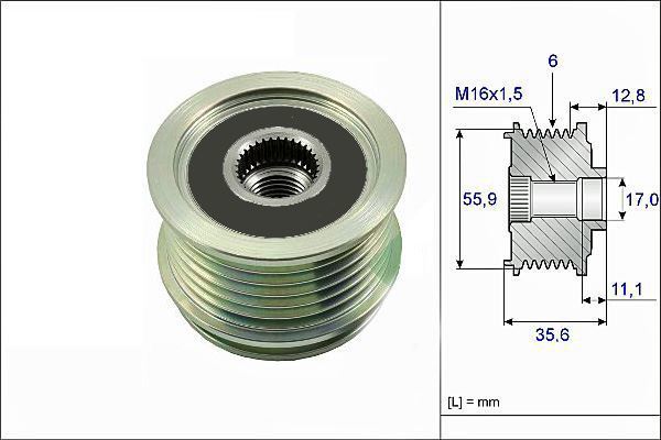 Valeo 588032 Alternatör Kasnağı Golf V Vı Jetta Iv Passat Tıguan
