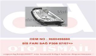 Valeo 43600 Sis Farı Sağ 308 H9