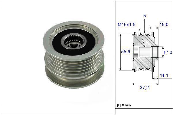 Valeo 588035 Alternatör Kasnağı Golf Polo Passat