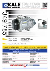 Kale 349785 Klima Kompresörü Boxer 06-Jumper 10-3.0Hdı