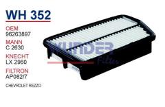 WUNDER WH352 HAVA FİLTRESİ - CHEVROLET REZZO
