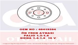Trw Df4037 Fren Diski Ön Palıo 1996 Sonrası Sıena 1996 Sonrası Havalı 240Mm