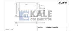 Kale 342845 Klima Radyatörü Laguna I 98-
