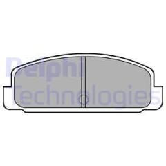 Delphi Lp401 Fren Balatası Arka Mazda 6 03-10 323 F 1998 Sonrası 626 1997-2002
