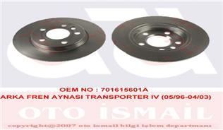 Trw Df4047 Fren Diski Arka Transporter T4 T4 1997-2003 Düz 280Mm 5 Bı