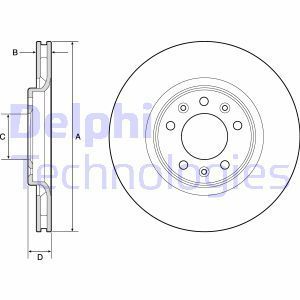 Delphi Bg4806C Arka Fren Disk 5D 294Mm Expert Iv Traveller