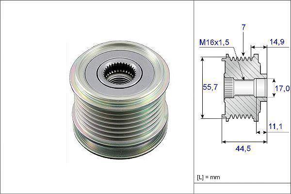 Valeo 588060 Alternatör Kasnağı Mercedes C Serısı C180 C200 C230