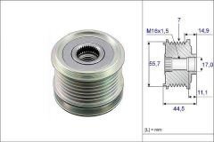Valeo 588060 Alternatör Kasnağı Mercedes C Serısı C180 C200 C230