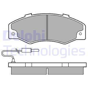 Delphi Lp489 Fren Balatası R21