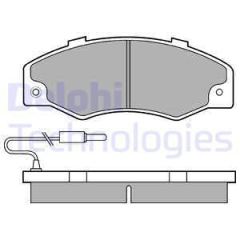 Delphi Lp489 Fren Balatası R21