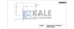 Kale 342890 Klima Radyatörü Focus Iıı  2011 Sonrası 1.6 Tdcı