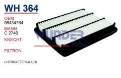 WUNDER WH364 HAVA  FİLTRESİ - CHEVROLET EPİCA 2,0D