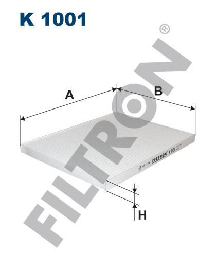 Filtron K1001 Kabin Filtresi Opel Omega-B 2.2 Dtı 16V 120Hp 09/00