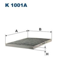 Filtron K1001A Kabin Filtresi Opel Omega B-Vauxhall Omega B