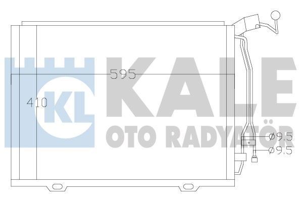 Kale 392500 Klima Radyatörü Mercedes W202 97-00 C200 Cdı C220 Cdı
