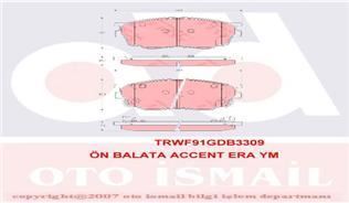 Trw Gdb3309 Fren Balatası Ön Mazda 6 02-07
