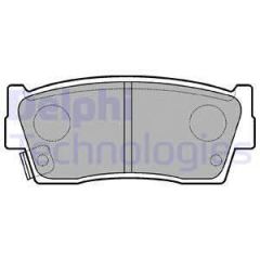 Delphi Lp684 Fren Balatası Ön Sıdekıck. Vıtara. X90 01 89-06 99