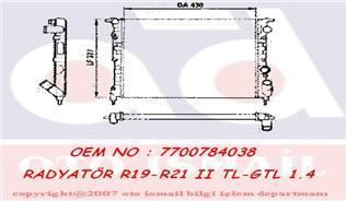 VALEO 883875 SU RADYATÖRÜ R19 1.4 KARB. C2L C2J CLIO I 1.7 1.8