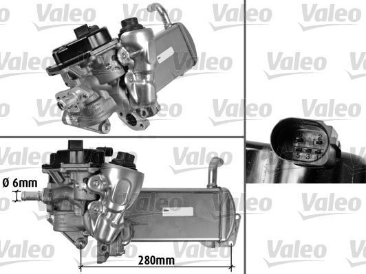 VALEO 700438 EGR VALFI Q5 8R 08- 2.0 TDI QUATTRO