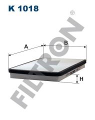 Filtron K1018 Kabin Filtresi Peugeot 405 1.6 88Hp 07/87-12/92