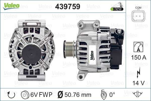 Valeo 439759 Alternatör Psa
