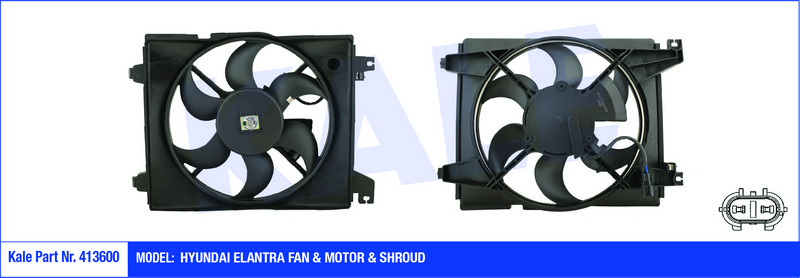Kale 413600 Fan Motoru Davlumbazlı Hyundaı Coupe 1.6 16V 2.0 2.0