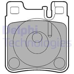 Delphi Lp841 Fren Balatası Arka C140 Cl Serısı Cl420 Cl500 C208 C