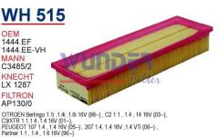 WUNDER WH515 HAVA FİLTRESİ - PEUGEOT 207 1.4 16v Y.M