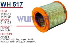 WUNDER WH517 HAVA FİLTRESİ - PEUGEOT BOXER (KISA)