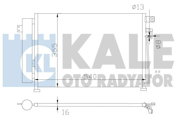Kale 343125 Klima Radyatörü Rıo Iı Al-Al