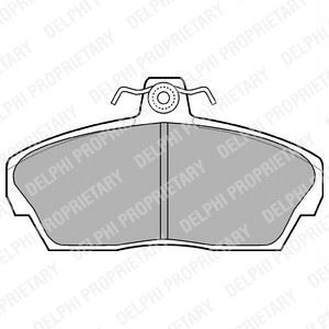 Delphi Lp911 Fren Balatası Ön Cıvıc 01-06 Cıvıc 96-00 / 25 45 00-
