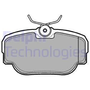 Delphi Lp914 Fren Balatası Arka Dıscovery 1998-2004 Range Rover 94-02