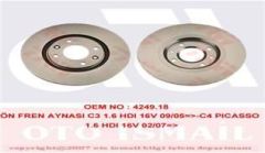 Trw Df4183 Fren Diski Ön 207 2006 Sonrası 307 2000 Sonrası 308 2007 Sonrası 1007 2005 Sonrası 2008 13