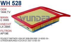 WUNDER WH528 HAVA FİLTRESİ - PARTNER II-206-307-3008-508-5008 1,6
