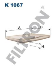 Filtron K1067 Kabin Filtresi Renault Scenic I 1.9 Dti 80Hp 04/01-