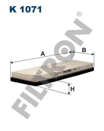 Filtron K1071 Kabin Filtresi Peugeot 306 1.9 Dt 90Hp 05/93-04/02