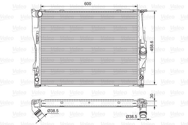 VALEO 701542 RADYATÖR BMW 1 SERİSİ E81/E82/ E87 / E88