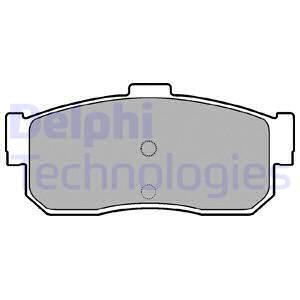 Delphi Lp971 Fren Balatası Arka 100 Nx. Almera . Prımera . Sunny