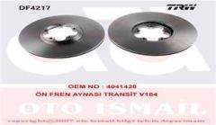 Trw Df4217 Fren Diski Ön Transıt V184  Arkadan Çekıslı Havalı 293