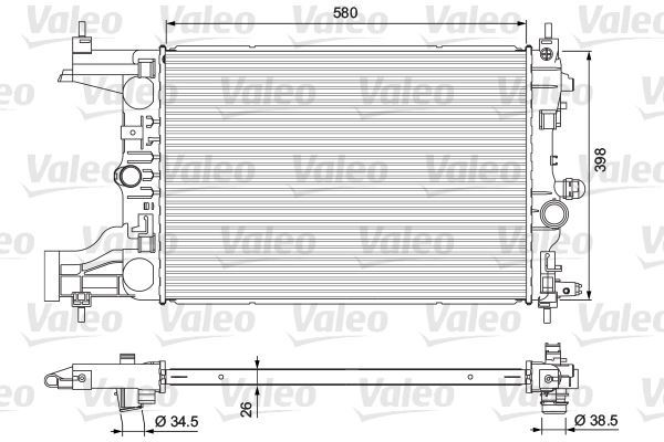 VALEO 701723 RADYATÖR OPEL ASTRA J 2009