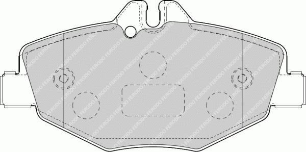 Ferodo Fdb1414 Fren Balatası Ön E Serısı S211 E200 E220 E240 E270