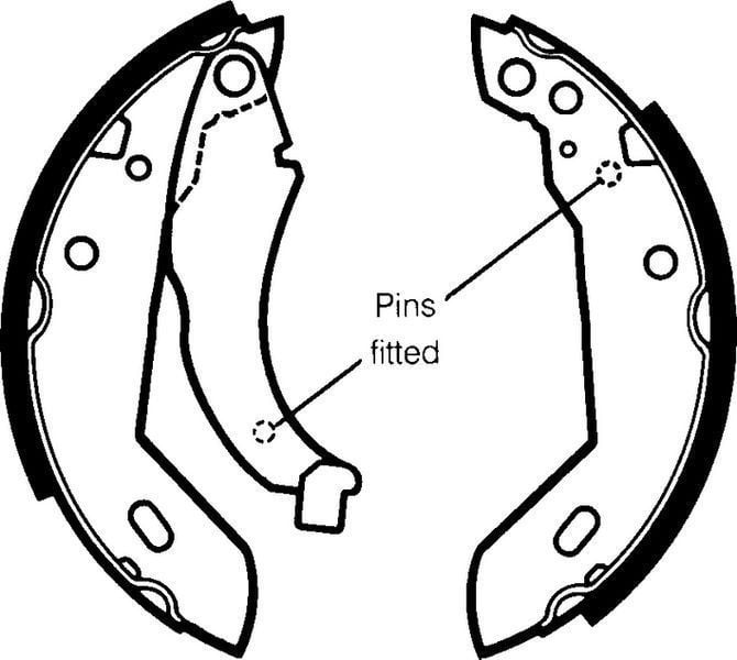 Delphi Ls1250 Fren Pabucu 205 309 5. 9. 11. 1