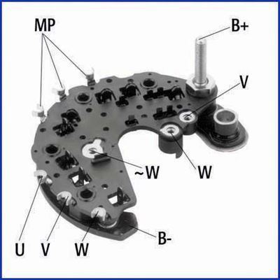Valeo 593304 Alternatör Diyot Köprüsü Clıo Kangoo