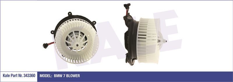 Kale 343360 Kalorifer Motoru Bmw 7 E65 E66 2003 Sonrası 12V