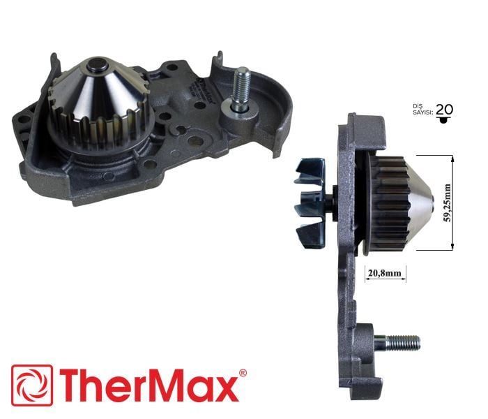 Thermax T01.125 Thermax Devirdaim (Saç Pervane) Mgn-R19 1.6 Enj C