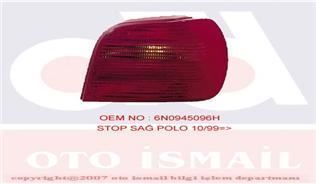 Hella 9El964116-111 Stop Lambası Sağ Polo 1999-2001 Sisli Kırmızı